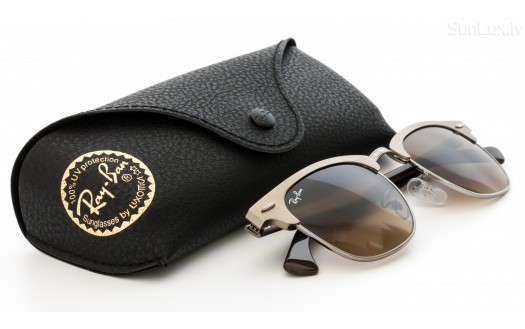 Ray-Ban Clubmaster Aluminum (RB3507 139/85 49mm) saules brilles